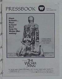 WICKER MAN ('74) pressbook