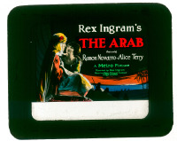 #312 ARAB glass slide '24 Ramon Novarro 