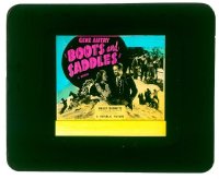 #331 BOOTS & SADDLES glass slide '37 Autry 