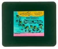 #112 SNOW WHITE & THE 7 DWARFS glass slide R44