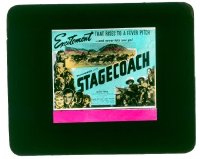 #120 STAGECOACH glass slide '39 John Wayne 