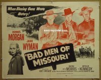 #008 BAD MEN OF MISSOURI 1/2sh R56 Wyman 