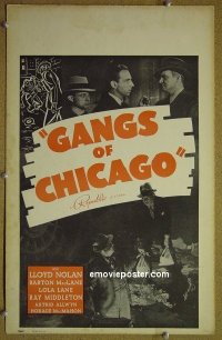 #1518 GANGS OF CHICAGO WC '40 Lloyd Nolan 