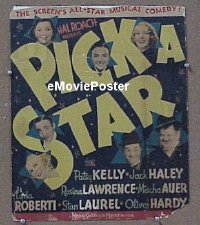 #169 PICK A STAR WC '37 Laurel & Hardy 