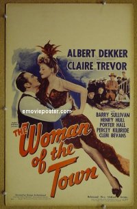 #1625 WOMAN OF THE TOWN WC '43 Claire Trevor 