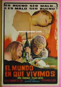 #5326 FLASHBACK Argentinean movie poster '69 Italian