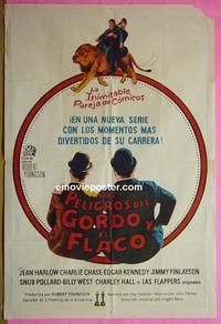 #5336 FURTHER PERILS OF LAUREL & HARDY Argentinean movie poster