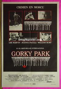 #5348 GORKY PARK Argentinean movie poster '83 Hurt