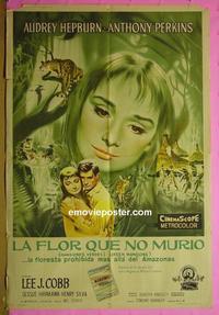 #5352 GREEN MANSIONS Argentinean movie poster '59