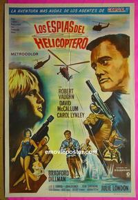 #5357 HELICOPTER SPIES Argentinean movie poster 1sh '67 UNCLE