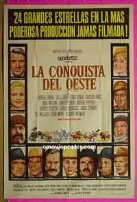 #5369 HOW THE WEST WAS WON Argentinean movie poster '64