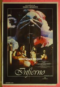 #5373 INFERNO Argentinean movie poster '80Argento