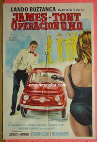 #5376 JAMES TONT OPERATION UNO Argentinean movie poster