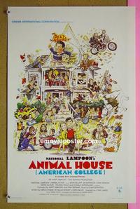 #6469 ANIMAL HOUSE Belgian movie poster '78 John Belushi