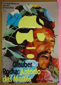 #6264 ANTONIO DAS MORTES German movie poster '69 Portuguese