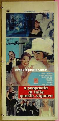 #6561 ALL THESE WOMEN Italian locandina movie poster '64