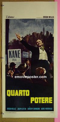 #6575 CITIZEN KANE Italian locandina movie poster R66