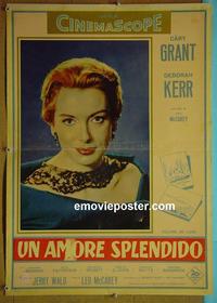 #6639 AFFAIR TO REMEMBER Italian photobusta movie poster #2 '57