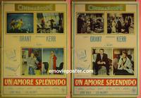 #6642 AFFAIR TO REMEMBER 2 Italian photobusta movie posters '57