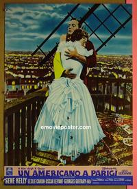 #6643 AMERICAN IN PARIS Italian photobusta movie poster R63