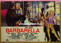 #6646 BARBARELLA Italian photobusta movie poster '68 Fonda