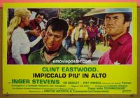 #6711 HANG 'EM HIGH Italian photobusta movie poster R70s