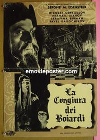 #6718 IVAN THE TERRIBLE 2 Italian photobusta movie poster '58