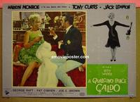 #6761 SOME LIKE IT HOT Italian photobusta movie poster '59