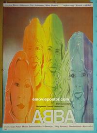 #6184 ABBA THE MOVIE Polish movie poster 77 Swedish pop