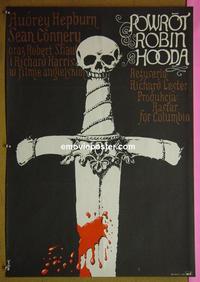 #6223 ROBIN & MARIAN Polish movie poster '76 Connery