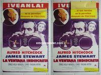 B108 REAR WINDOW Spanish 40x60 movie poster R60 Hitchcock, Stewart