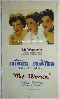 B225 WOMEN linen special movie poster '39 Joan Crawford, Russell