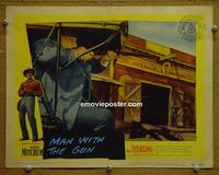 D521 MAN WITH THE GUN lobby card #5 '55 Robert Mitchum