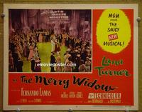 D548 MERRY WIDOW lobby card #6 '52 Lana Turner