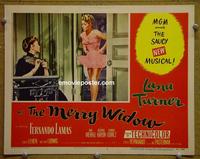 D549 MERRY WIDOW lobby card #7 '52 sexy Lana Turner