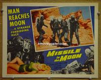 D559 MISSILE TO THE MOON lobby card '59 Luna monster!