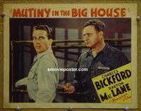 D583 MUTINY IN THE BIG HOUSE lobby card R1940s Bickford, MacLane