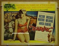 C619 ZARAK title lobby card '56 Anita Ekberg