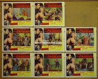 F444 PRISONERS OF THE CASBAH 8 lobby cards '53 Gloria Grahame