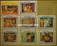 F450 QUO VADIS  8 lobby cards '51 Taylor, Kerr, Ustinov