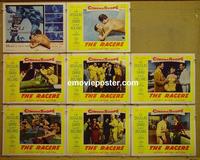 F452 RACERS  8 lobby cards '55 Douglas, Darvi