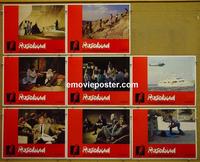 F470 ROSEBUD  8 lobby cards '75 Otto Preminger