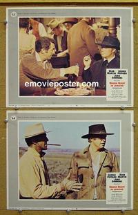 G070 ROUGH NIGHT IN JERICHO 2 lobby cards '67 Dean Martin