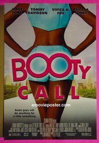 H212 BOOTY CALL double-sided one-sheet movie poster #1 '97 Jamie Foxx, Vivica Fox