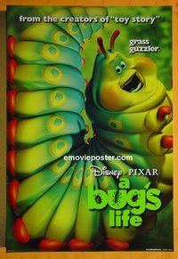 H231 BUG'S LIFE double-sided teaser one-sheet movie poster #1 '98 Walt Disney/Pixar