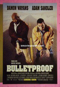 H235 BULLETPROOF double-sided advance one-sheet movie poster '96 Adam Sandler, Damon Wayans