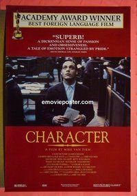 H254 CHARACTER one-sheet movie poster '97 Mike van Diem, Jan Decleir