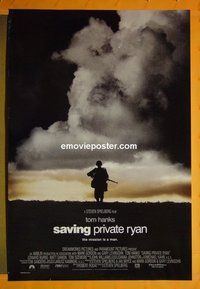 H973 SAVING PRIVATE RYAN double-sided advance one-sheet movie poster '98 Tom Hanks