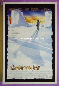 I001 SHADOW OF THE WOLF one-sheet movie poster '92 Lou Diamond Phillips