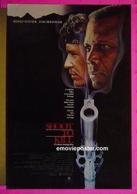 I009 SHOOT TO KILL one-sheet movie poster '88 Sidney Poitier